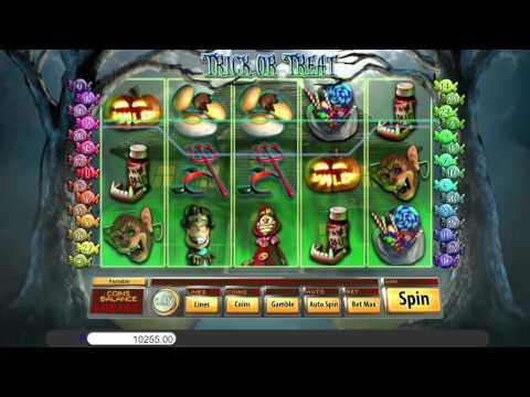 Free Trick or Treat slot machine by Saucify gameplay ★ SlotsUp