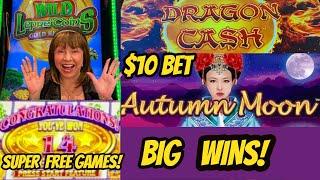 Super Free Games & Big Win on Dragon Cash Autumn Moon