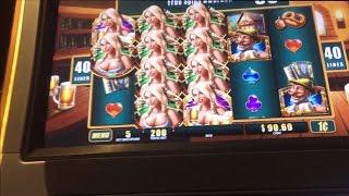 Beir Haus Slot machine Bonus WIN!!! MAX BET. San Manuel