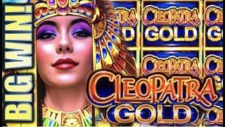 •AMAZING CLEO BIG WIN!! NEW CLEOPATRA GOLD• REDEMPTION AT LAST!! Slot Machine Bonus (IGT)