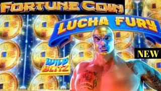 •FORTUNE COIN• First Look •LUCHA FURY• Live Play Free Spins