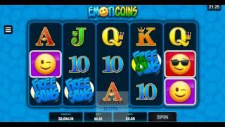 Emoticoins Slot new from Microgaming dunover tries...