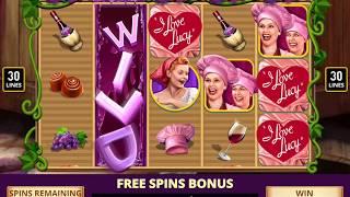 I LOVE LUCY Video Slot Game with a GRAPE STOMP FREE SPIN BONUS