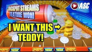 JACKPOT STREAMS | Konami - Progressive Jackpot Wins! Slot Machine Bonus