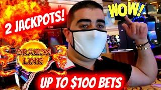 ⋆ Slots ⋆2 HANDPAY JACKPOTS⋆ Slots ⋆ On DRAGON CASH Slot Machine - Up To $100 BETS! High Limit Slot 