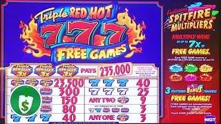 Triple Red Hot 777 slot machine, bonus