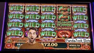 I was supposed to stop but I spun 1 more time and⋆ Slots ⋆ ! Huge win on Dragon Tower Jackpots