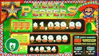 •️ New - Fiesta Peppers slot machine, with VGT Red Spins
