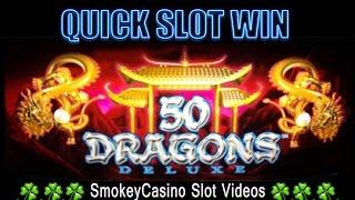 50 Dragons Deluxe Slot Machine Nice min-bet Win - Aristocrat