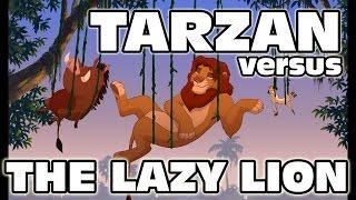 TARZAN VERSUS THE LAZY LION - Slot Machine Big Win Bonus Video