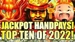 ⋆ Slots ⋆TOP 10 JACKPOTS OF 2022!⋆ Slots ⋆ ⋆ Slots ⋆ MY BIGGEST HANDPAY JACKPOT WINS FROM THE YEAR Slot Machine Wins