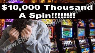 •Highest Stakes Video Slots 10K A Spin! $125,000 Lost! No Jackpot Handpay High Limit Vegas Casino • 