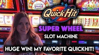 HUGE WIN! QUICK HIT SUPERWHEEL! My New FAVORITE Quick Hit Slot Machine!!