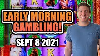 LIVE: Early Morning Gambling! Slots Video Poker Keno! September 8th 2021