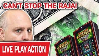 ⋆ Slots ⋆ INCREDIBLE! Can’t Stop the Raja! ⋆ Slots ⋆ LIVE High-Limit Slot Machine Play at the CASINO