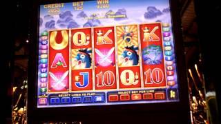 Kickin It slot bonus win at Sands Casino