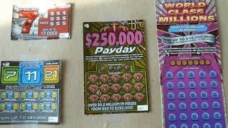 NEW Tickets for July - Illinois Instant Lottery TIckets Scratchcard Video