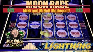 HIGH LIMIT LIGHTNING LINK Moon Race MINORS & MINIS OH MY!