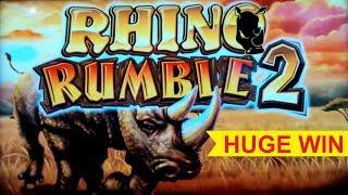INCREDIBLE SESSION! Rhino Rumble 2 Slot - $10 Bet Bonuses!