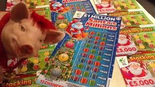 Game on...Scratchcard..Xmas...SANTA'S MILLIONS...STOCKING FILLERS..etc