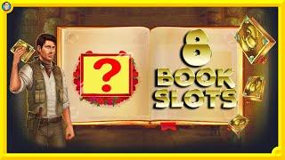 EXTREMELY LUCKY? I Played 8 Different BOOK Slots, & this Happened !!!