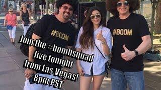 Join the #bombsquad today live from Las Vegas •