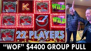 ⋆ Slots ⋆ 22 Players & $4,400 Wheel of Fortune Mystery Link Group Pull ⋆ Slots ⋆