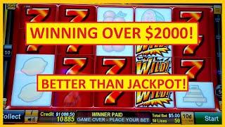 $2000 HUGE WIN in 20 Minutes! SUPER LUCKY Slot - INCREDIBLE!