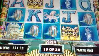 Neptunes treasure free spins 50 in