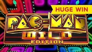 JACKPOT GAME VICTORY! Pac-Man Wild Edition Slot - ALL FEATURES!