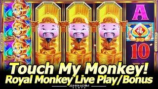 Royal Monkey Gold Stacks 88 Slot Machine - Live Play and Free Spins Bonus with Re-Trigger