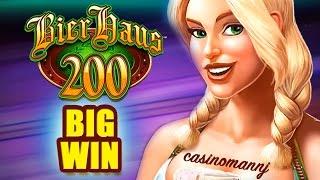 BIER HAUS 200 - BIG WIN - Slot Machine Bonus +RETRIGGER!