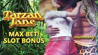 Tarzan and Jane Slot - MAX BET! - Slot Machine Bonus