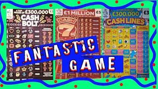 WHAT A FANTASTIC ..Game★ Slots ★️Lots More Scratchcards★ Slots ★️CASH LINES