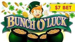 HEART STOPPING! Bunch O'Luck Slot - $7 Max Bet!
