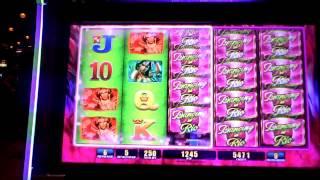 Dancing in Rio Bonus win with Progressive and line hit.