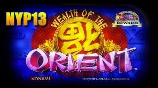 Konami - Wealth of the Orient Slot Bonus BIG WIN