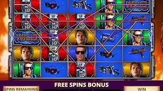 THE TERMINATOR:  I'LL BE BACK Video Slot Casino Game with a FINAL BATTLE FREE SPIN BONUS