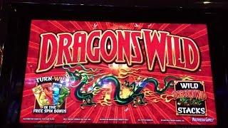 Dragons Wild Slot Machine FREE SPIN BONUS FEATURE