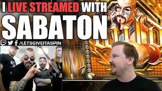 Big Win on Sabaton slot with Sabaton (THE BAND!!) joining my Stream