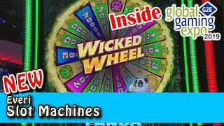 Preview of Everi's NEW Slot Machines at G2E - AMAZING Bonus games! - Inside the Casino