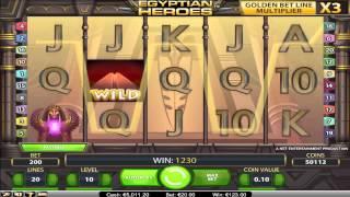 FREE Egyptian Heroes ™ Slot Machine Game Preview By Slotozilla.com