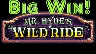 Mr. Hyde's Wild Ride - WMS Slot Machine Bonus *Big Win*!
