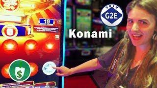 #G2E2018 Konami - Treasure Ball Series & Reels Up Series slot machines