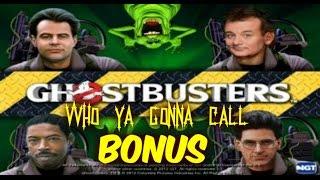 Ghostbusters Who You Gonna Call Egons Progressive slot machine bonus