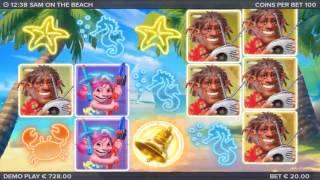 Sam On The Beach Slot Features & Game Play - by Elk Studios