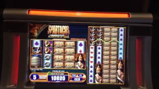 Spartacus Slot Machine Bonus - $7.50 Bet!
