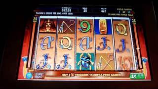 Cleopatra Slot Machine Bonus Win 3 (queenslots)