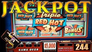 Big Jackpot on Triple Red Hot Sevens