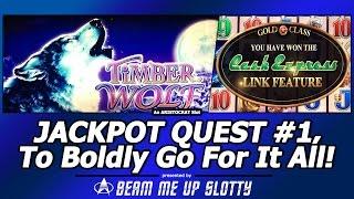 Jackpot Quest #1 - To Boldly Go For It All!  1,000+ Subscriber Milestone!